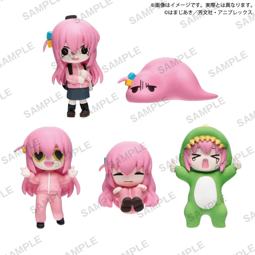 BUSHIROAD 孤獨搖滾小孤獨公仔 扭蛋 轉蛋 (全套5款):圖片 2