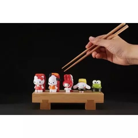 T-ARTS 三麗鷗角色壽司公仔扭蛋 轉蛋 (全5款):圖片 2